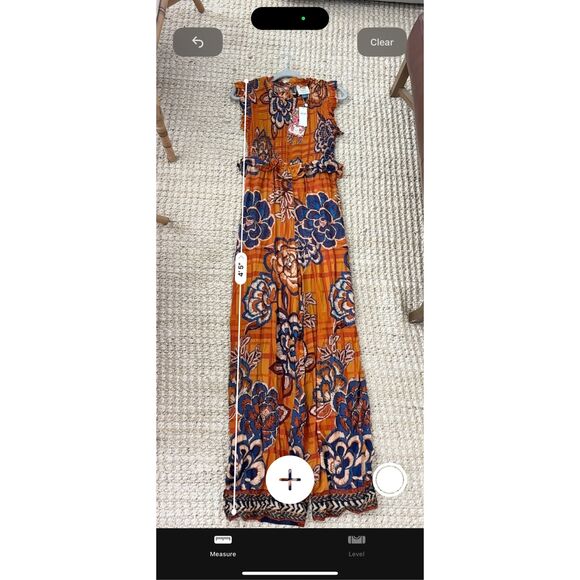 Nwt Farm Rio Smocked Wide-Leg Jumpsuit, Small $240 - Picture 5 of 6